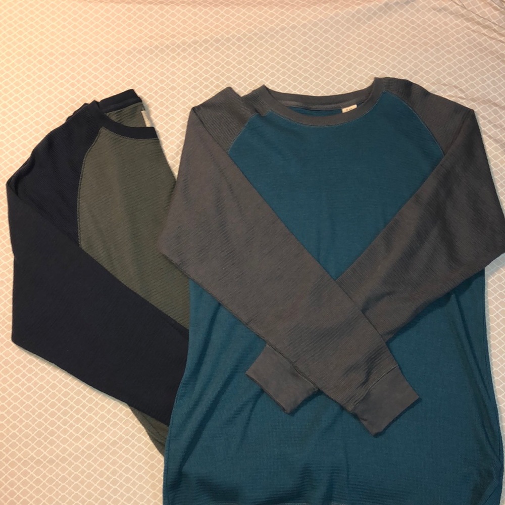 LOT OF TWO! Men’s Red Head Long Sleeve Thermals